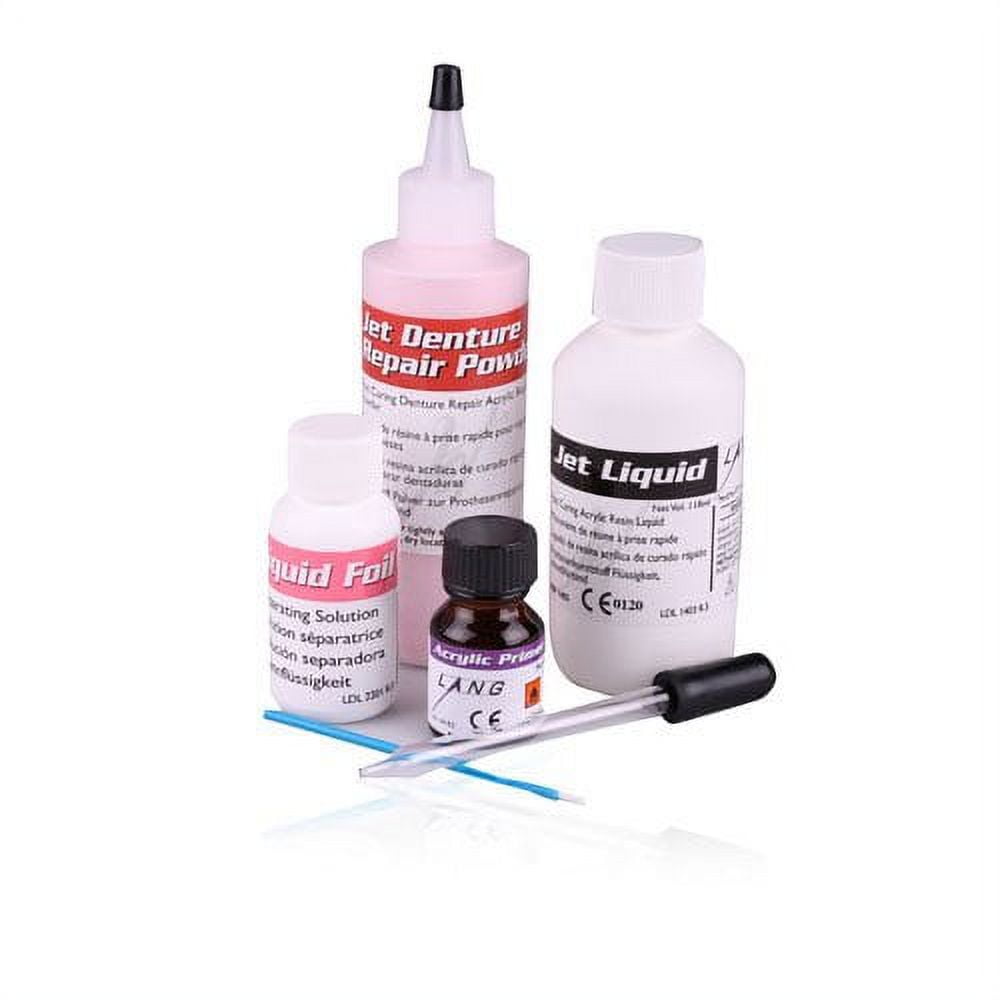 Lang Jet Denture Repair Acrylic Resin Liquid Self Cure (8 oz ) 236 ml #1404