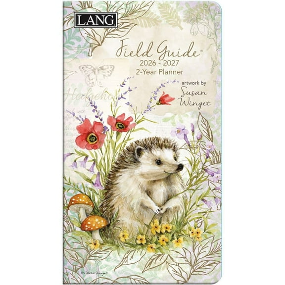 Lang, Field Guide 2 Year 2026 Pocket Planner, 3.63'' X 6.5'', Weekly Calendar with Stapled Binding