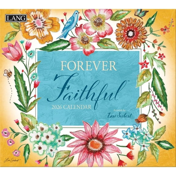 Lang Brands, Forever Faithful 2026 Wall Calendar by Lori Siebert
