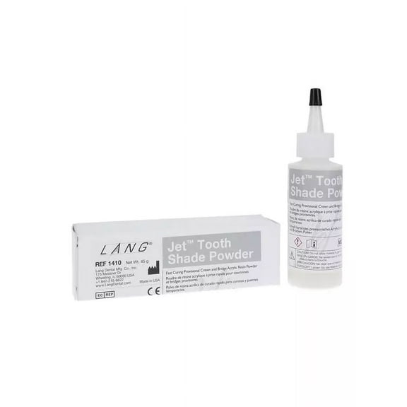 Lang Jet Tooth Shade Fast Curing C&B Acrylic Resin Powder 45g – A3