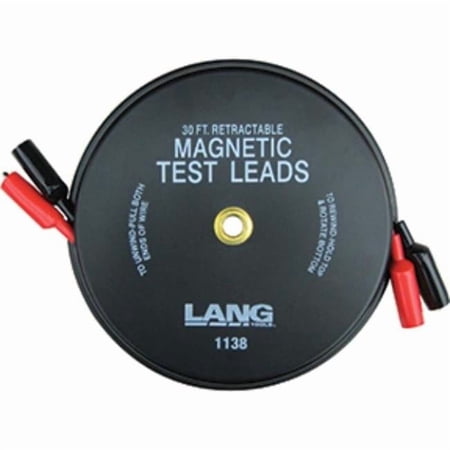 Lang LNG-1138 30 ft. Magnetic Retractable Test Leads