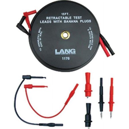 Lang LNG-1176 Retractable Test Lead Set - 7- Piece