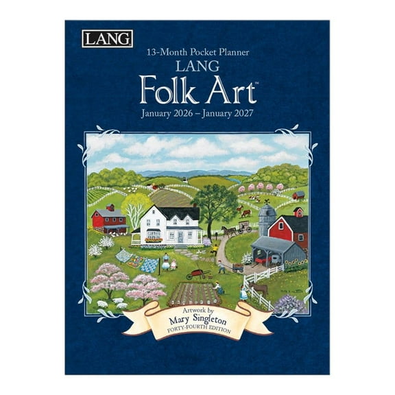 Lang, Lang Folk Art Monthly 2026 Pocket Planner