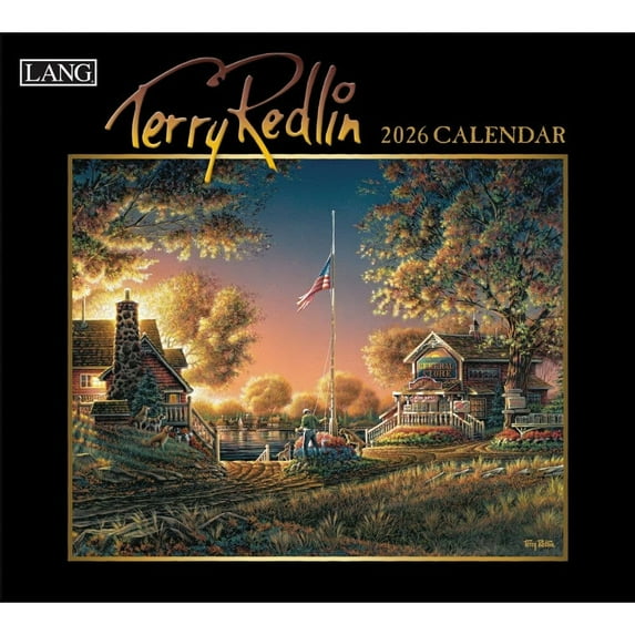 Lang Companies, Terry Redlin 2026 Wall Calendar by Terry Redlin, 13.4'' X 12'', 12-Month Calendar with Stapled Binding