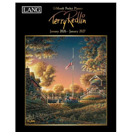 Lang Brands, Terry Redlin 2026 Monthly Pocket Planner