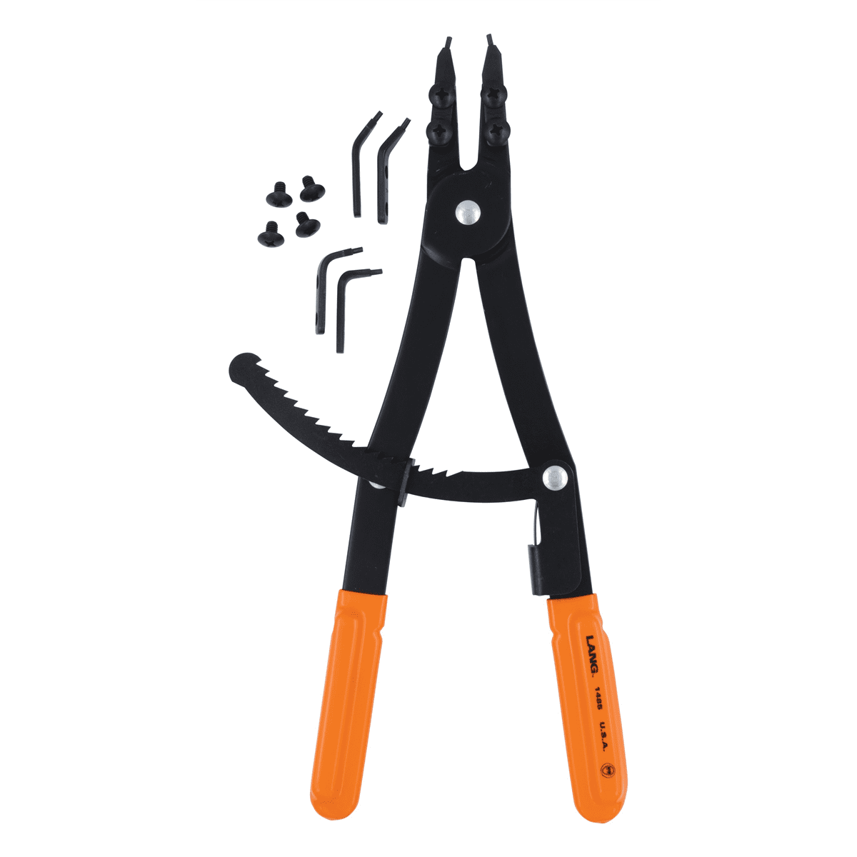 Lang Tools (Kastar) 1485 Internal Retaining Ring Pliers - Interchangeable Tip