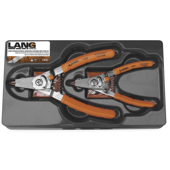 Lang Tools Retaining Ring Pliers Set 1450 New