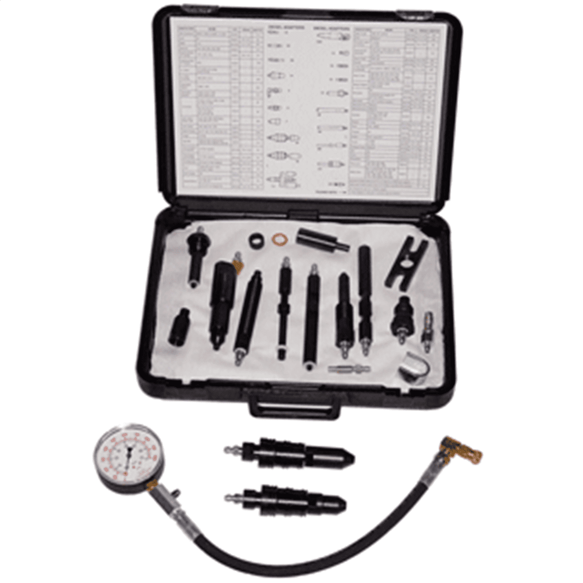 Lang Tools TU-15-70 Diesel Compression Test Set With Tester