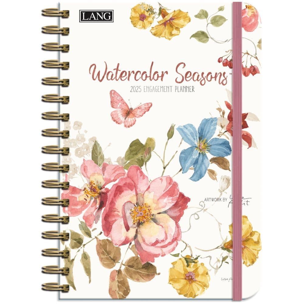 Lang Companies, Watercolor Seasons by Lisa Audit 2025 Spiral Engagement