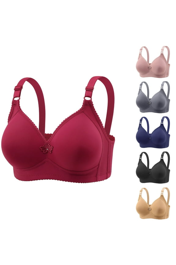 Bras for Women No Underwire Wireless Bras Seamless Push Up Full Coverage Bralettes Foam Sponge Comfortable Everyday Bra