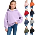 thumbnail image 1 of LangJing Cute Hoodies for Teen Girls Trendy Preppy Hooded Sweatshirts Oversized Long Sleeve Pullover Tops Fall Winter Clothes, 3-14Years, 1 of 6