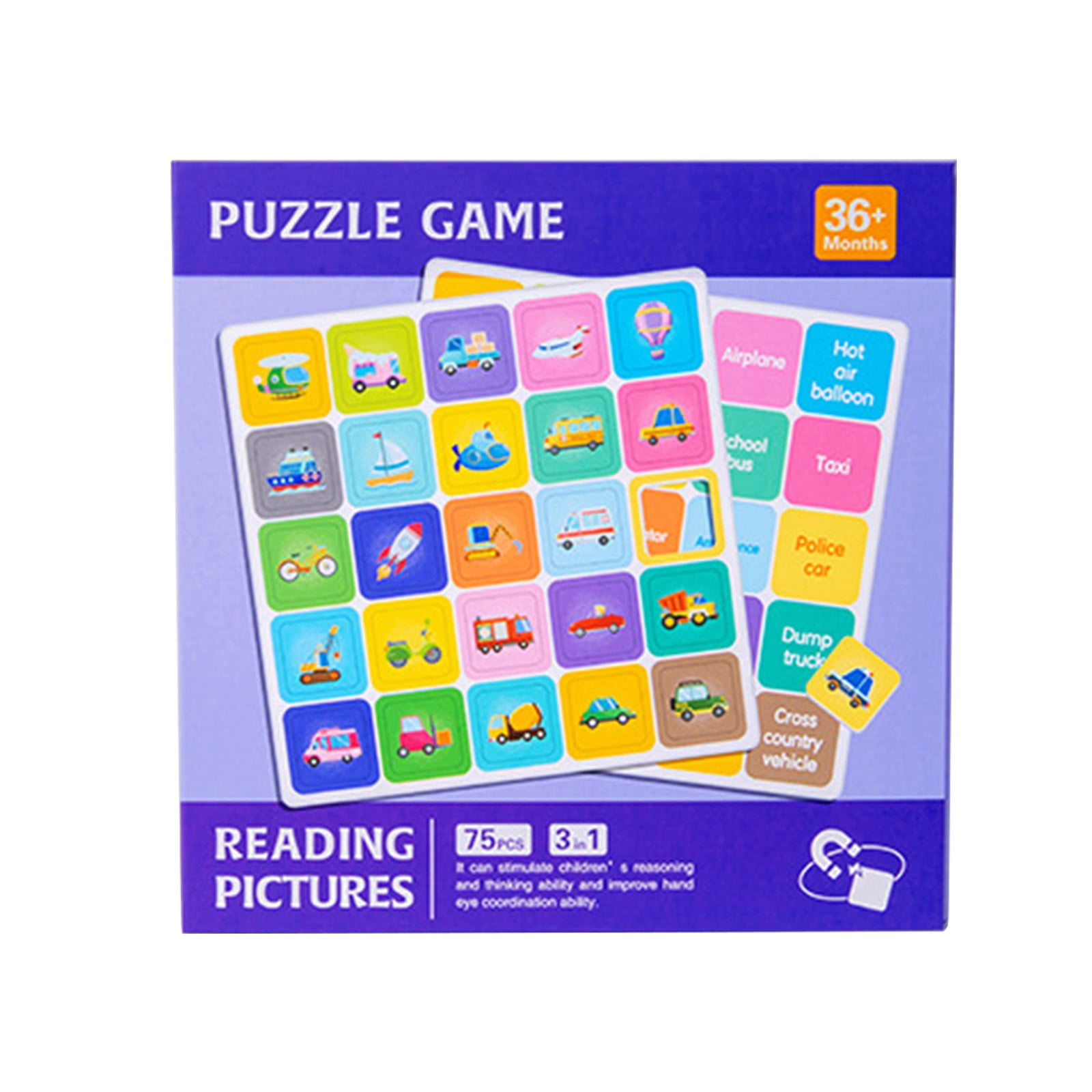 Langping early childhood magnetic identification book kindergarten