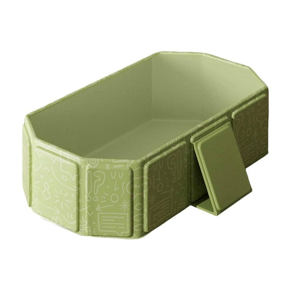 LangPing Foldable Bathtub for Kids, Large Portable Toddler Bathtub with 5 Balls and 2 Ducks, Baby Shower Basin for Boys and Girls Aged 0-8 Years