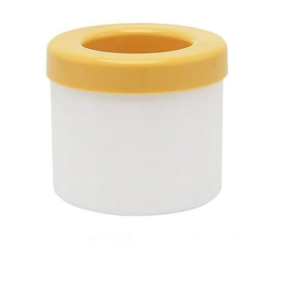Yorkspred Ice Cube Trays, Round Ice Easy-to-Demould Food Ice Box, Cylindrical Ice Mould for Ice Making, Ice Bucket