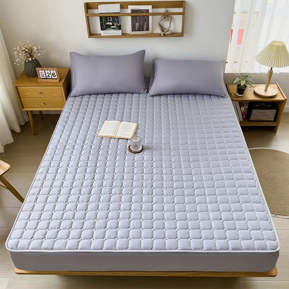 LangPing Mattress for All Seasons Flash and of The Day, Soft Cushion Non-Slip Pad, Double Bed Size, Comfortable Bedding for Year-Round Use