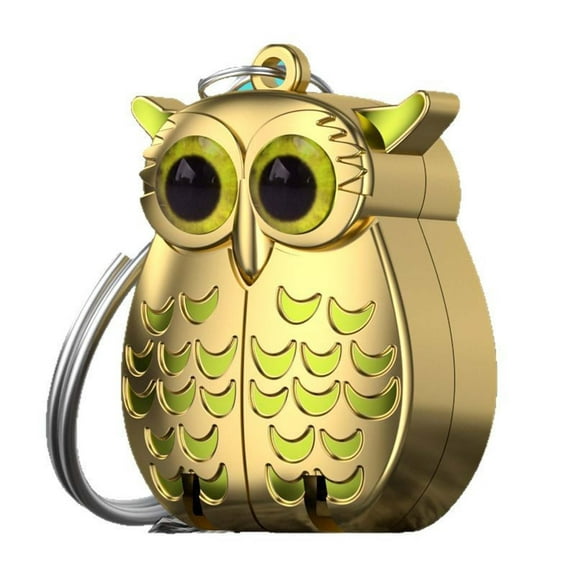 LangPing Owl Keychain Nail Clippers, Stainless Steel Mini Nail Clippers for On-the-Go Grooming, Cute Owl Design Keychain and Nail Clippers Combo, I Gift for Friends and Family