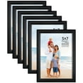 thumbnail image 1 of Langdon House 5x7 Black Picture Frames, Modern Contemporary Style, 6 Pack, Richland Collection (US Company), 1 of 7
