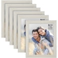 thumbnail image 1 of Langdon House 8x10 Almond White Picture Frames, 6 Pack, Richland Tabletop Frames, 1 of 6
