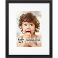 thumbnail image 1 of Langdon House 8x10 Black Picture Frame W/ Mat, 1 PK, Estate Tabletop Picture Frames, 1 of 7