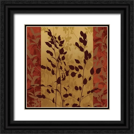 Lange, Erin 20x20 Black Ornate Wood Framed with Double Matting Museum Art Print Titled - Habitat II