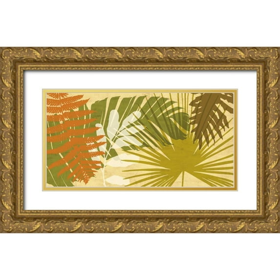 Lange, Erin 24x14 Gold Ornate Wood Framed with Double Matting Museum Art Print Titled - Fresh II