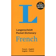 Langenscheidt Pocket Dictionary French, Paperback