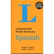 Langenscheidt Pocket Dictionary Spanish, Paperback