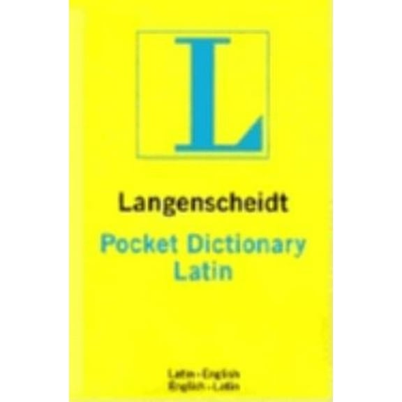 Pre-Owned Langenscheidt Pocket Latin Dictionary: Latin-English, English- Latin (English and Latin Edition) (Paperback) 0887291074 9780887291074