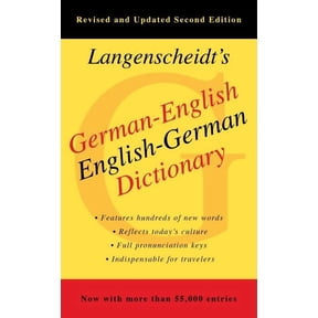 Langenscheidt's German-English Dictionary, (Paperback)