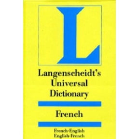 Pre-Owned Langenscheidt's Universal Dictionary: French English English French (Langenscheidt's Pocket Dictionaries) (Paperback) 0887291627 9780887291623