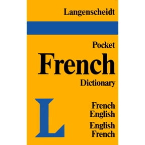 Pre-Owned Langenscheidt's Pocket French Dictionary: French-English, English-French (Vinyl Edition), 9780887291043, 088729104X, Paperback, Vinyl edition