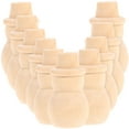 thumbnail image 1 of Langeriy 20 Pcs Snowman Wooden Unfinished Doll DIY Crafts Wooden Peg Doll Home Decoration Ornament, 1 of 6