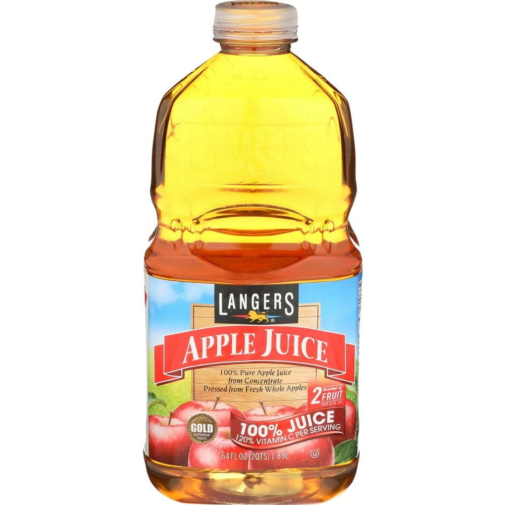 Langers 100% Apple Juice 64 oz (Pack Of 8)