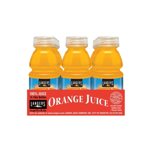 Langers 100% Orange Juice (10 fl. oz, 12 pk)