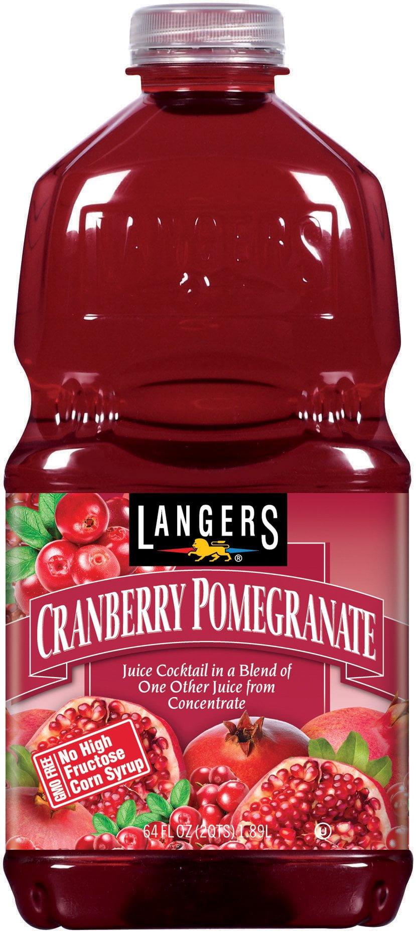 Cranberry Pomegranate Juice Drink – 2 Pack, 10 Fl Oz Bottles (6 Count Total)