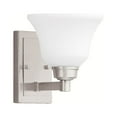 thumbnail image 1 of Langford Wall Sconce 1-Light LED in Brushed Nickel, 1 of 2