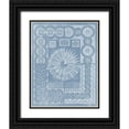 thumbnail image 1 of Langley 15x18 Black Ornate Wood Framed with Double Matting Museum Art Print Titled - Elements for Design III, 1 of 4