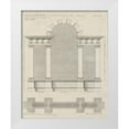 thumbnail image 1 of Langley  15x18 White Modern Wood Framed Museum Art Print Titled - Venetian Windows of the Doric Order, 1 of 4