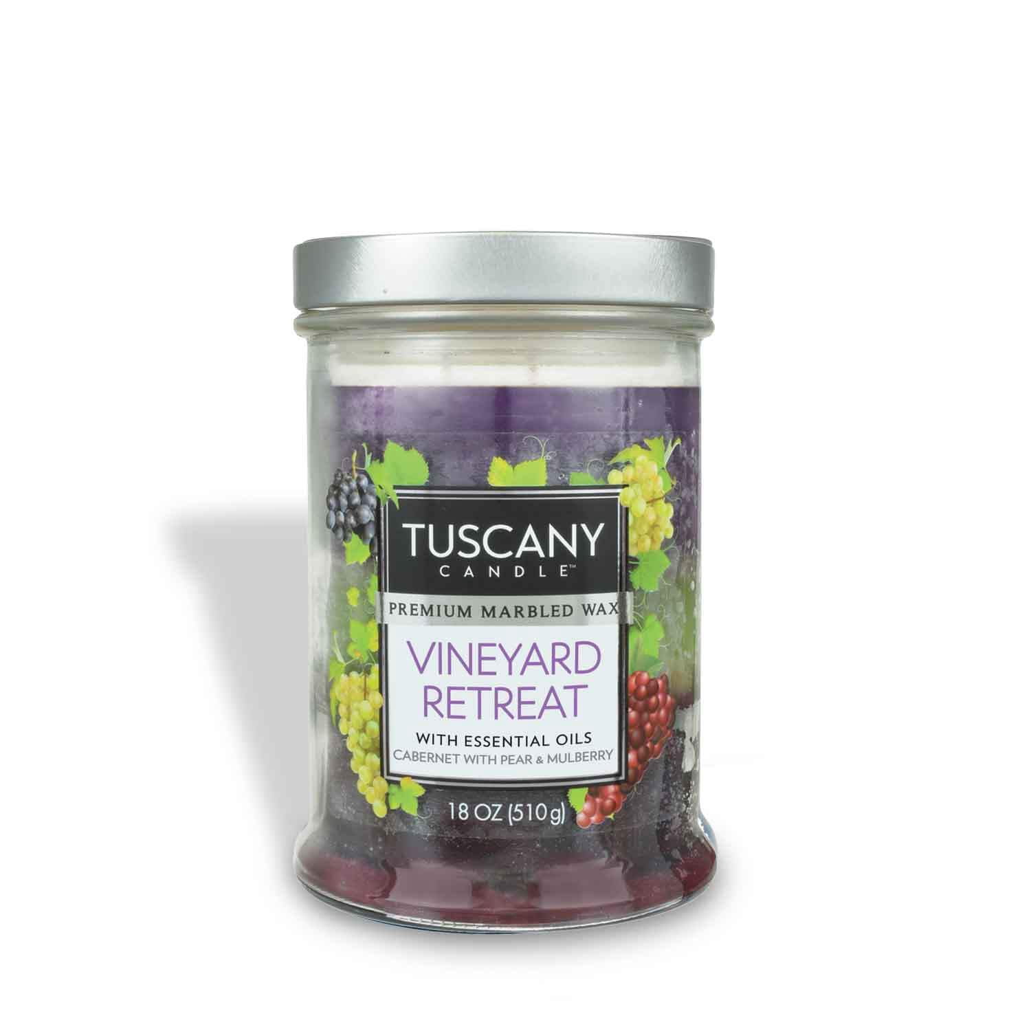 Vineyard Retreat Long-Lasting Scented Jar Candle (18 oz)