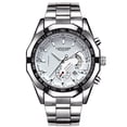 thumbnail image 1 of Langlishi Automatic Movement Watch Mens Watches Top Brand Luxury Imported Movement Waterproof Luminous Mechanical Wristwatch - Quartz Wristwatches, 1 of 7