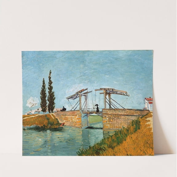 Langlois Bridge at Arles - Vincent Van Gogh Artwork - livingroom bedroom office dining room - 8.5x11 - High Quality Wall Art Poster Print Decor - UNFRAMED