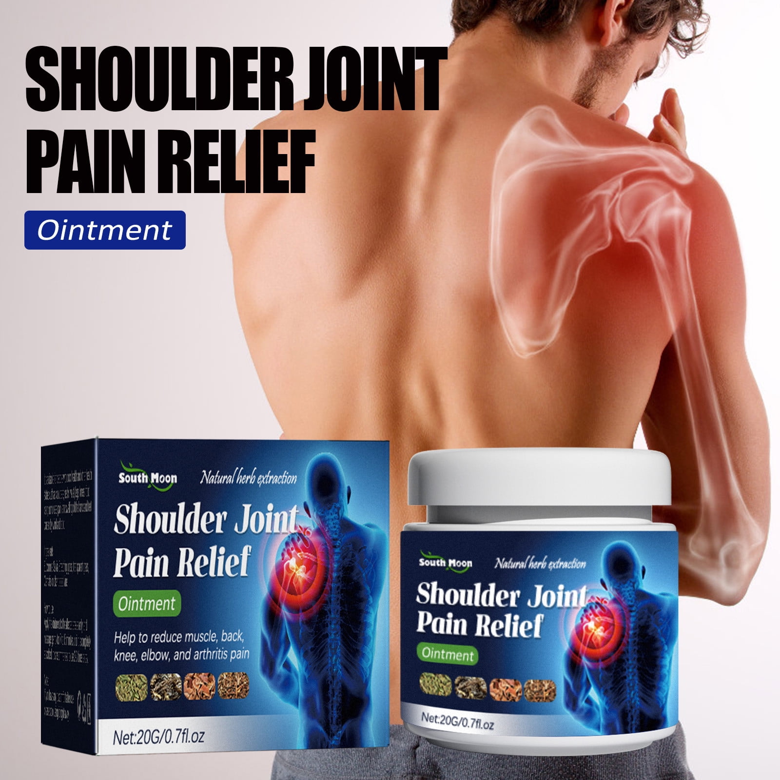 Langruiwanju Dolor Articular Markdown! Joint Pain Ointment, Paste for Relief Reduce Swelling Muscle Soreness Paste Knee Ointment Soothes Feet Knees Back Shoulders Joint Pain Ointment