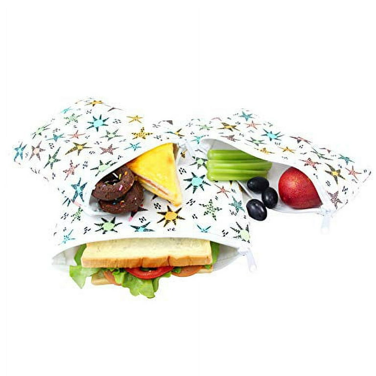 Reusable Sandwich & Snack bags Pack of 3