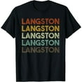 thumbnail image 1 of Langston Oklahoma Retro Vintage City T-Shirt, 1 of 3
