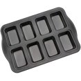 thumbnail image 1 of Langtuo Mini Loaf Pan Non Stick & Heat-Resistant 8-Cavity for Home Kitchen Oven, 1 of 8