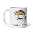 thumbnail image 1 of Language Arts Teacher - White glossy mug, 1 of 5
