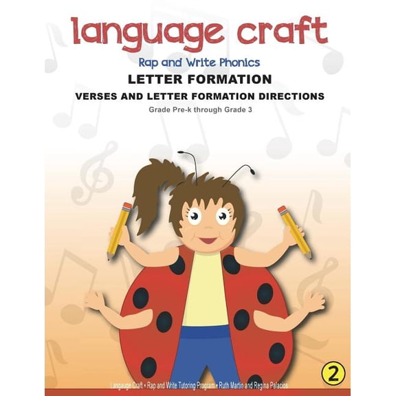 Language Craft Rap and Write Tutoring Pr Language Craft Rap and Write Phonics Letter Formation Verses: Verses and Letter Formation Directions, Book 2, (Paperback)