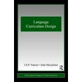 thumbnail image 1 of Pre-Owned Language Curriculum Design (Paperback) by John MacAlister, I S P Nation, 1 of 1