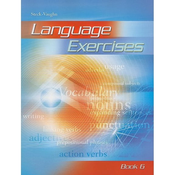 Pre-Owned Language Exercises, Book 6 (Paperback 9781419018749) by Steck-Vaughn Company (Creator)