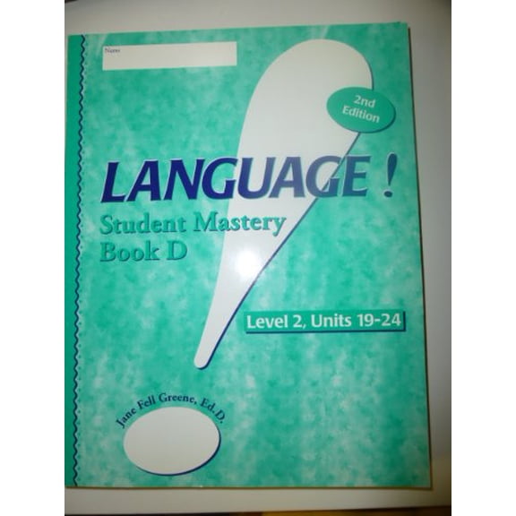 Pre-Owned Language Student Mastery Book D Paperback